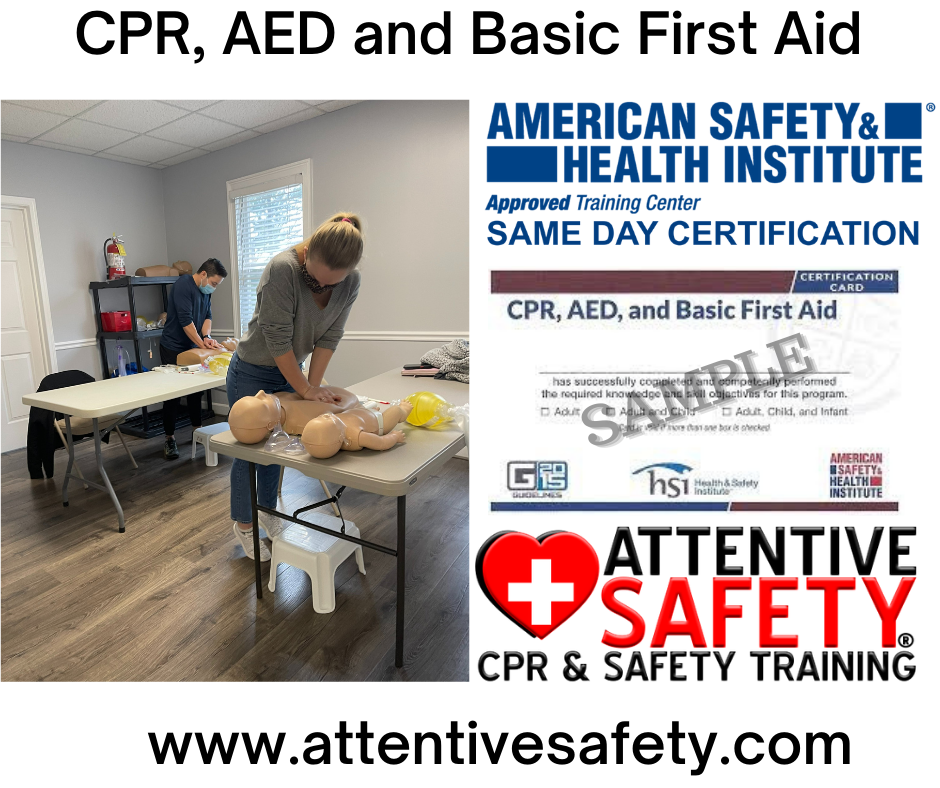 Marietta, Georgia CPR, AED, and Basic First Aid