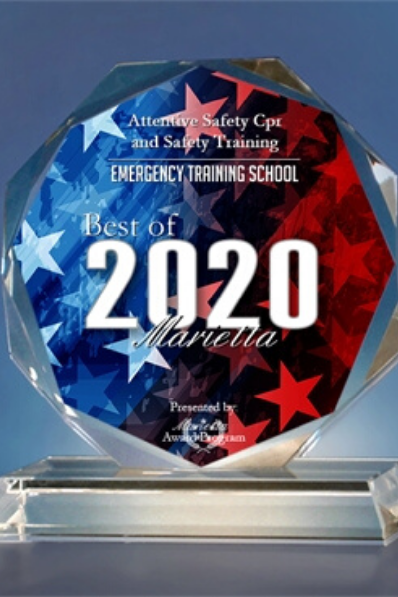 Attentive Safety Cpr and Safety Training Receives 2020 Best of Marietta Award
