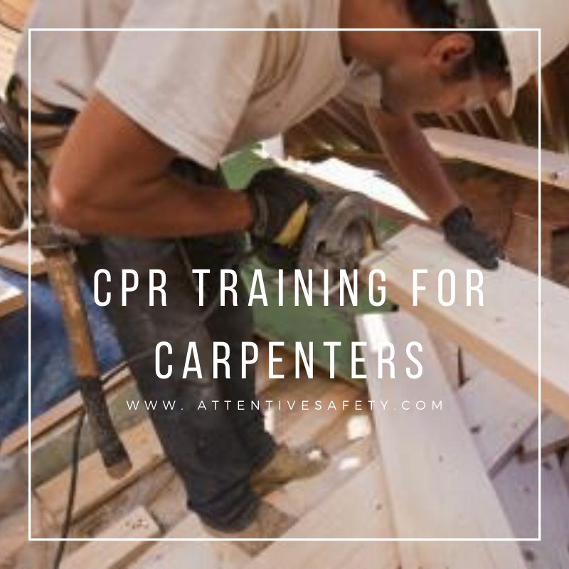 Group First Aid CPR AED Training for Carpenters