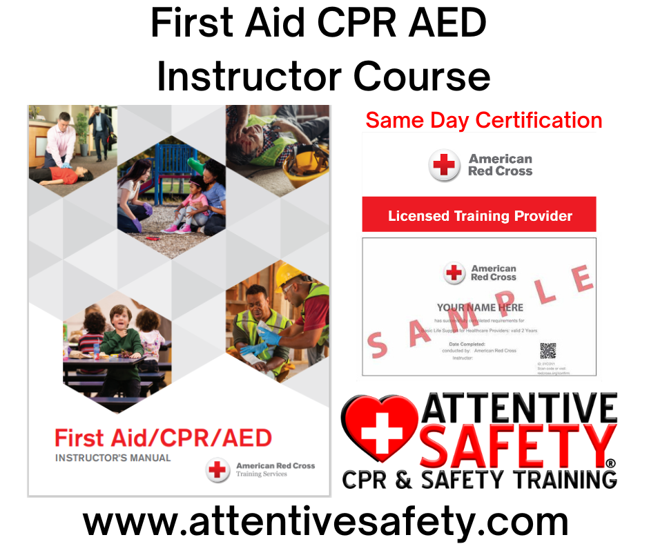 First Aid CPR AED  Instructor Course