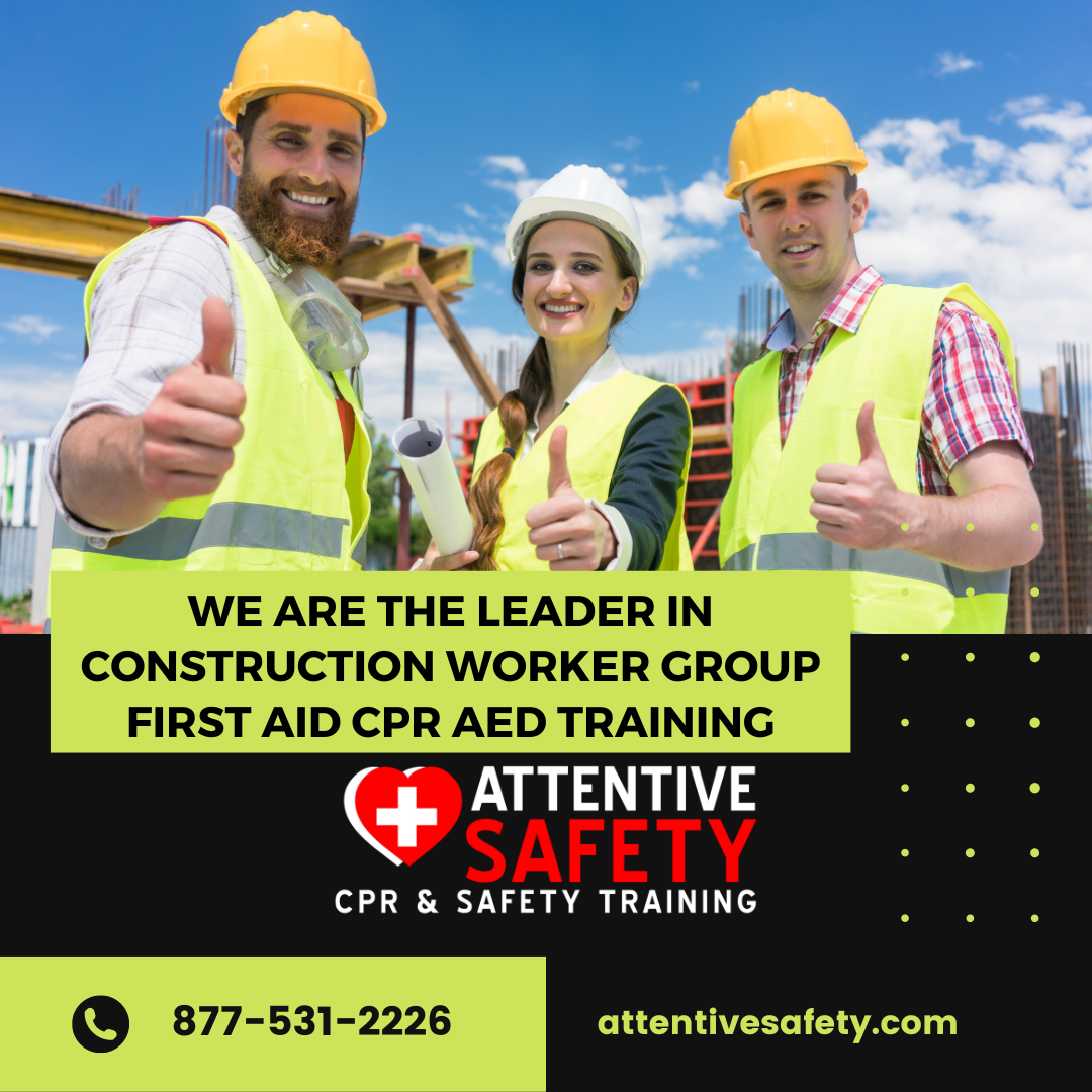 ​Construction Worker Group First Aid CPR AED Training