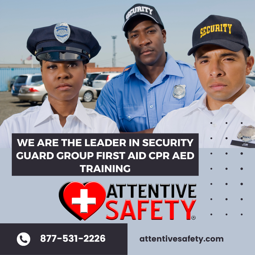 ​Security Guard Group First Aid CPR AED Training