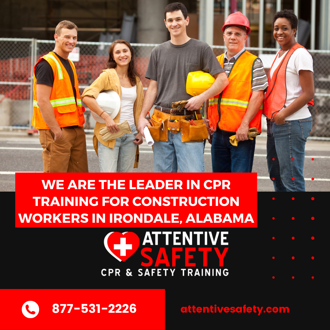 Irondale, Alabama Construction Worker Group First Aid CPR AED Training