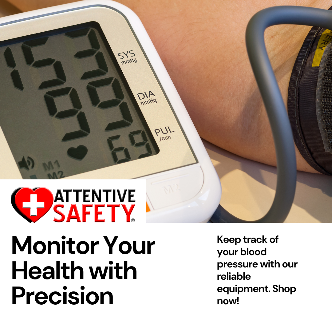 Monitor your health with precision using Attentive Safety's range of Blood Pressure equipment. Our selection includes advanced, user-friendly blood pressure monitors and accessories, perfect for both professional healthcare settings and personal use. Stay on top of your cardiovascular health with our reliable and accurate devices, designed for ease of use and consistent performance. From automatic to manual monitors, we offer options to suit various needs and preferences, ensuring you can track your blood pressure effectively and efficiently.