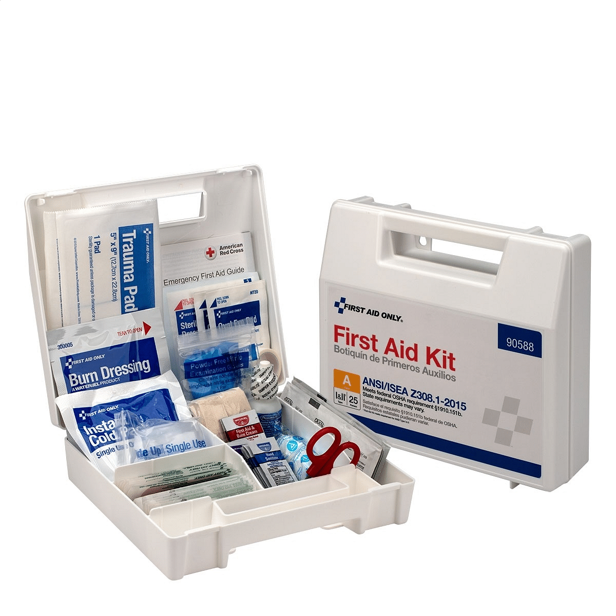 Red Rugged Class B First Aid Kit