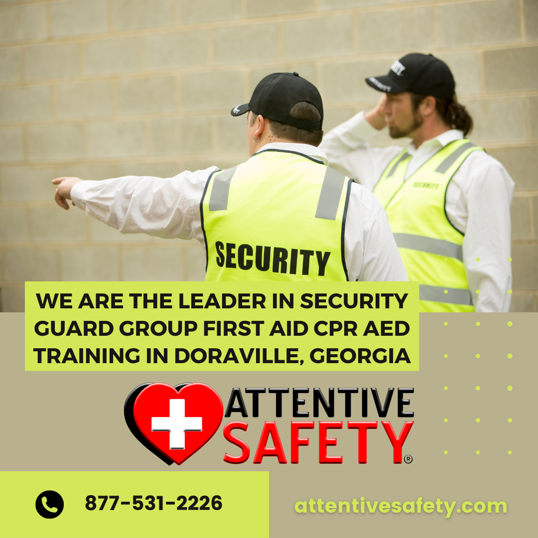 Doraville, Georgia ​Security Guard Group First Aid CPR AED Training